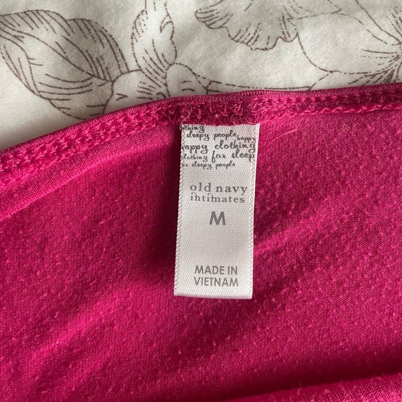 Old Navy Y2K Pink Babydoll Modal Slip Dress Medium Cottage Fairy Coquette Barbie - Picture 9 of 9